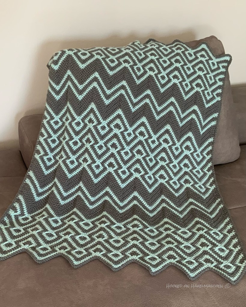 Mosaic Chevron Blanket