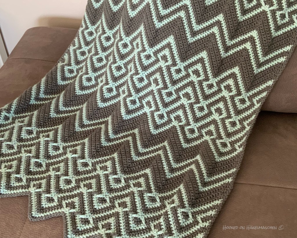 Mosaic Chevron Blanket